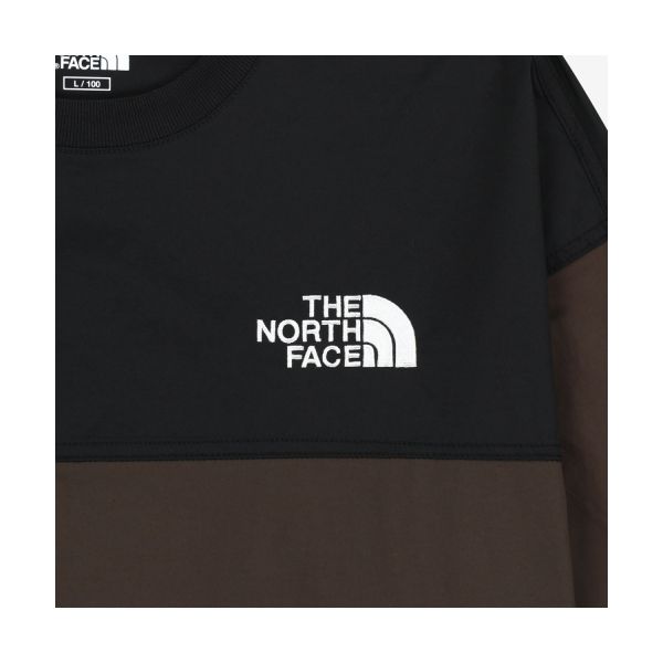 The North Face Logo Round Neck Loose Fit Long Sleeve Sweatshirt Men sweatshirt NM5MR57L
