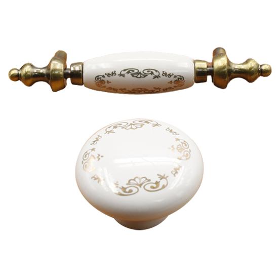 Высококачественная фурнитура для выдвижных ящиков, устойчивая к коррозии, прочная строительная фурнитура, керамическая дверная ручка для гардероба