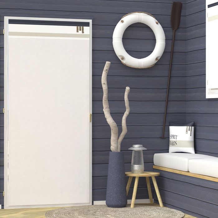 Brise bise en coton 90x200 cm ESPRIT MARIN, par Soleil d'Ocre