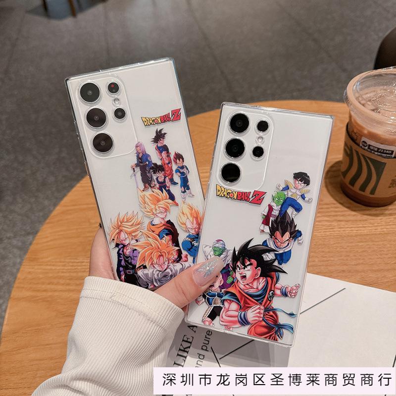 Подходит для Samsung S25ultra Apple iPhone 17 дюймов Чехол для мобильного телефона Dragon Ball Son Goku расписной защитный чехол