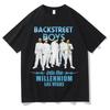 Футболки Backstreet Boys Y2K Веселые Повседневная Хлопковая Одежда Подарочная Одежда В Миллениум Винтажные Топы Женские Унисекс Уличная Одежда Футболки