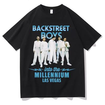 Футболки Backstreet Boys Y2K Веселые Повседневная Хлопковая Одежда Подарочная Одежда В Миллениум Винтажные Топы Женские Унисекс Уличная Одежда Футболки