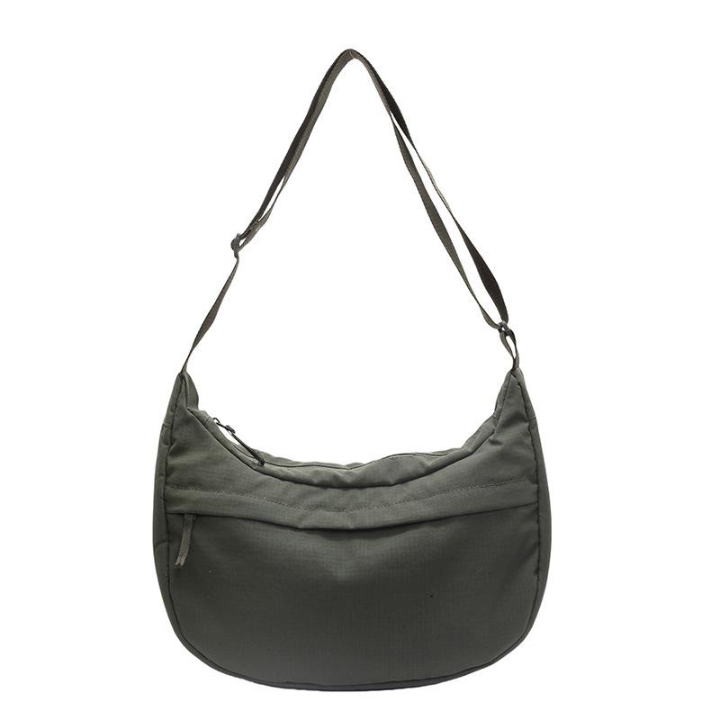 Простая тканевая сумка для шоппинга, женская сумка через плечо, нейлоновая сумка для пельменей, большая вместимость, водонепроницаемая сумка на плечо