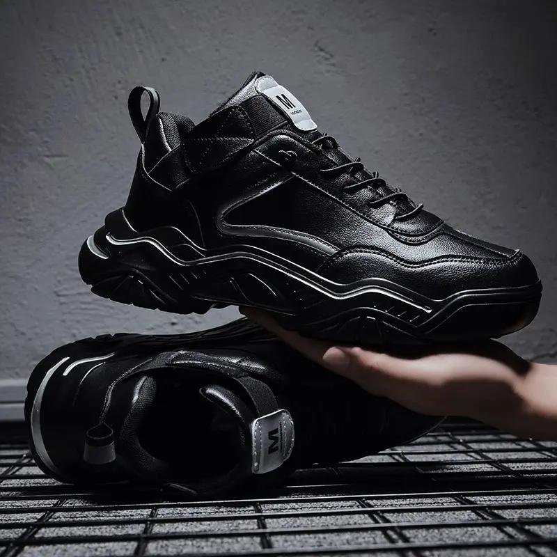 2020 зимняя бархатная теплая мужская спортивная обувь, модная обувь, повседневная обувь, трендовые студенческие кроссовки для мужчин