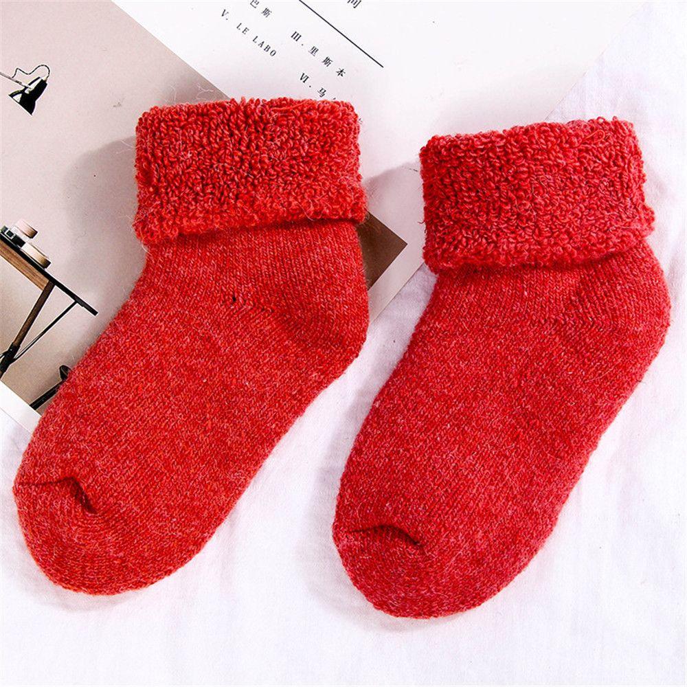 Малыш Мягкий Удобный Детский Детский Чулок Снежные Носки для Пола Детские Шерстяные Носки Толстые Теплые