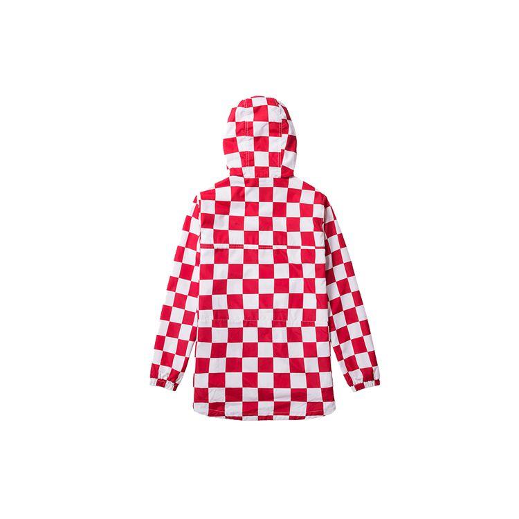 Vans Куртка с капюшоном и шахматным принтом, мужская, красная VN0A3TWS0PZ