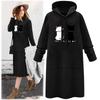 Hoodies For Women Casual Loose Pocket Long Sleeve Fashion Style Comfy Sweatshirts Pullover  Dress