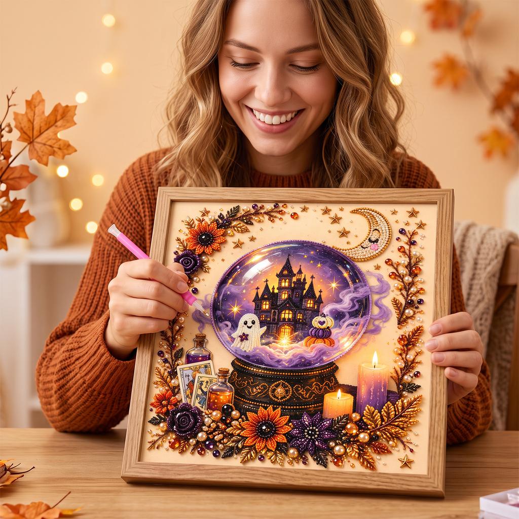 Halloween Pearl Art Kit Magic Ghost Design