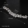 Silver Toothed Insert Comb Gold Hair Clip Luxury Rhinestone Hairpin  Festival
