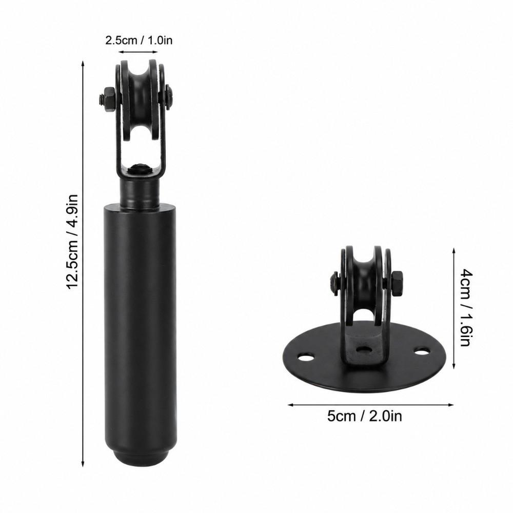 Wall Mount Pendant Lamp Pulley Heavy-Duty Pulley Bearing Rod Decorative Lighting Pulley Kit  Hotel