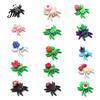 Modern Interior Sculptures 3D Printed Spider Figurine, Articulated Fidget Toy, Movable Joints Small Figurine for Balcony Animal Creative Desktop
