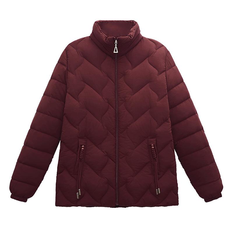 Хлопковая одежда женская стеганая куртка 2025 новая осень и зима ветрозащитная теплая повседневная универсальная хлопковая одежда короткая хлопковая куртка