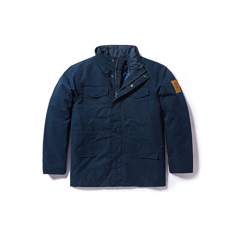 Timberland Мужская утепленная полевая куртка M65 темно-синяя A2H9M-433