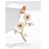 Vintage Plum Blossom Brooch – Ancient Chinese Style Floral Pin for Women's Sweaters, Elegant & Luxurious Retro Accessory