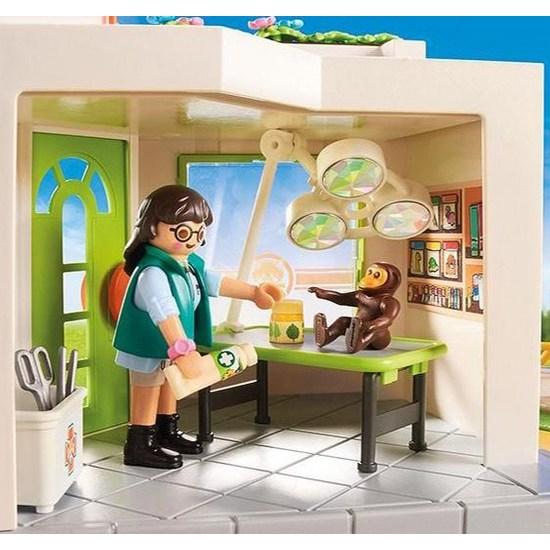 Playmobil Зоопарк и ветеринарная клиника 70900, популярные игрушки в Корее