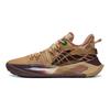 Li Ning CJ2 University амортизирующие нескользящие износостойкие низкие баскетбольные кроссовки мужские коричневые ABAS001-5