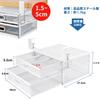 Drawer Storage Rack with Steel Storage Organizer and Drawers for Storage and Desktop Perfect for Audio Mini Game and Steel No Drilling Fits Easy