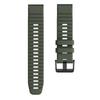 KALEBOL KLB-AWGJ-001 For Garmin Fenix 7X / 7X Pro Silicone Watch Band 26mm Concave Dot Wrist Strap