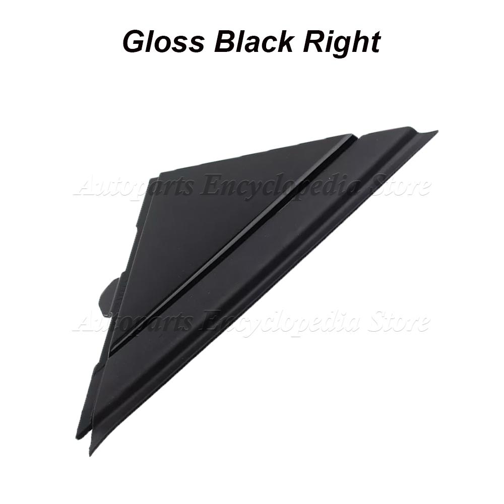 1SH16KX7AA Left and Right Door Rearview Mirror Flag Cover Molding Glossy Black 1SH17KX7AA For 2012-2017 Fiat 500 Matte Texture