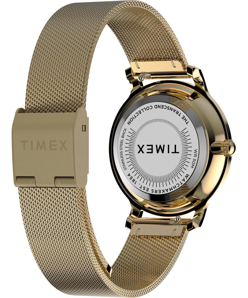 Часы TIMEX Transcend Кварцевые 5 АТМ Водонепроницаемые Минеральное Стекло Белый Циферблат Женские TWG063900, Механизм, Водонепроницаемость, Стекло, [Оригинал]