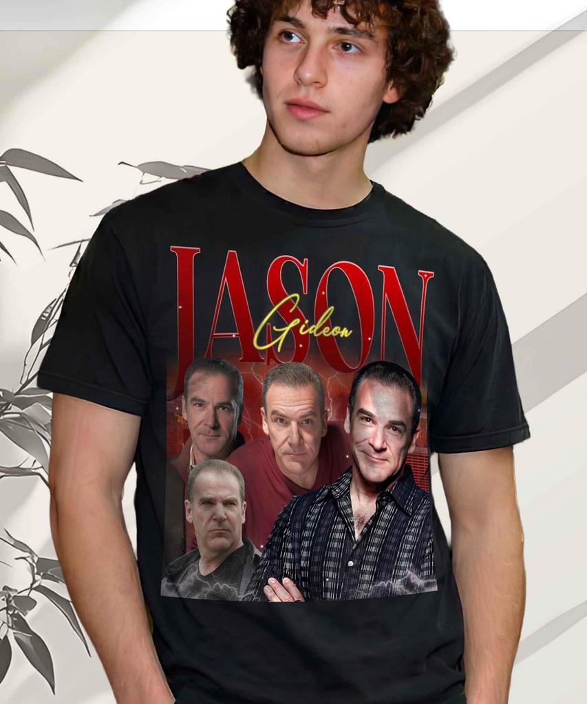 Jason Gideon T-Shirt and kids tshirt – Vintage Actor Collage Print