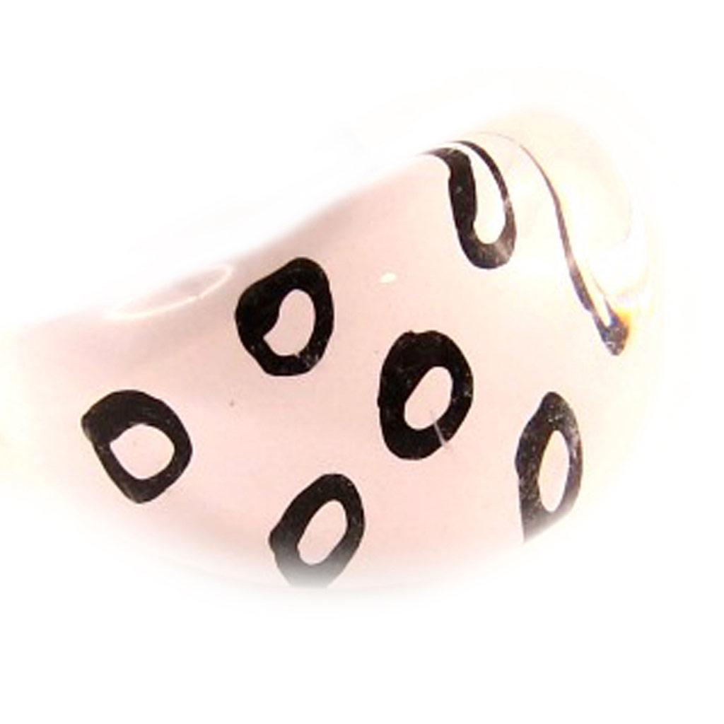 Bague 'Happy Days' Blanc