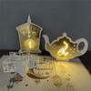 DIY Lantern Eid Mubarak Led Light Teapot Camel Ornament Ramadan Festival Crafts Decoration for Home Muslim Party Decoration