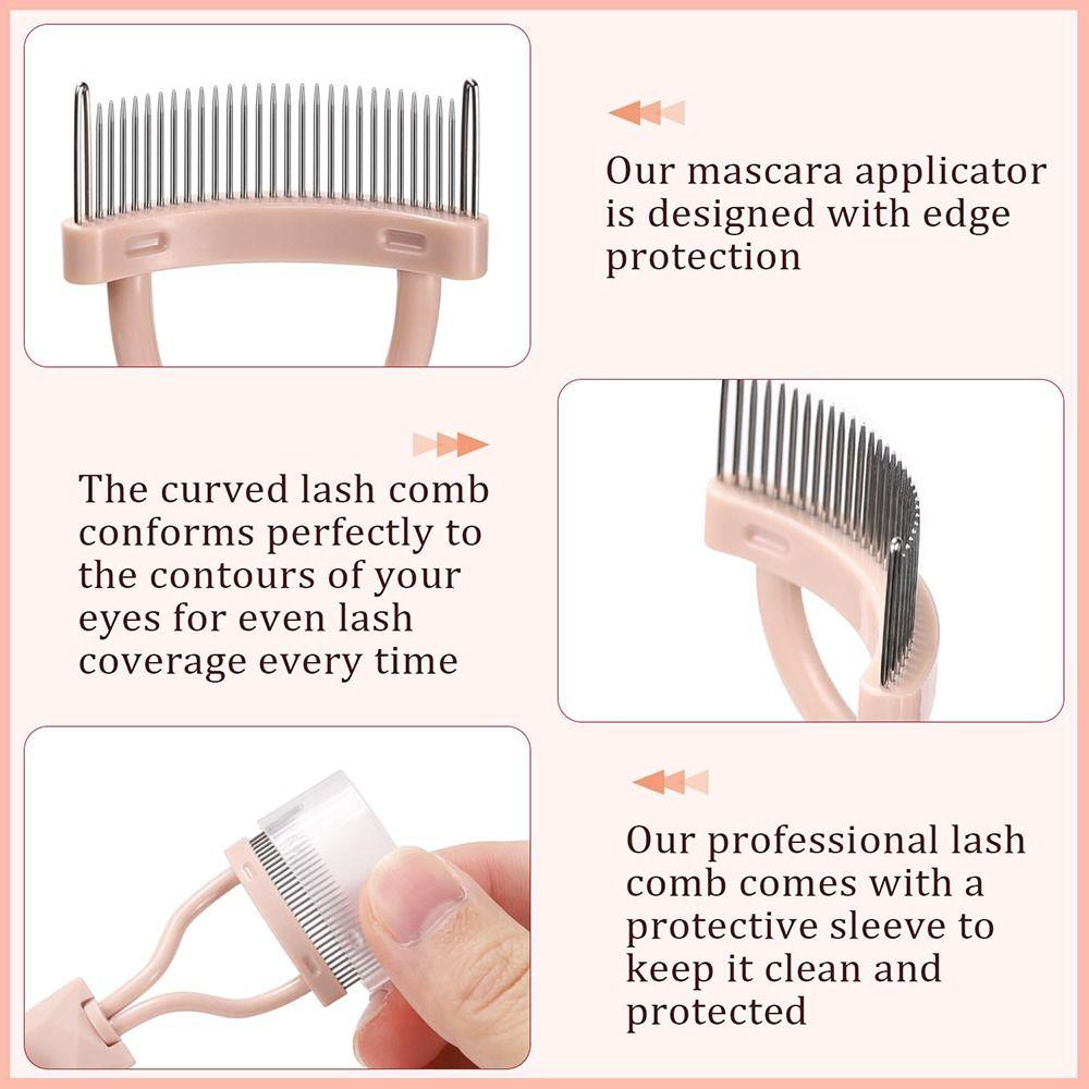 Beauty Lash Definer Comb Personal Care Mascara Comb Applicator Portable Eye Cosmetic Brush