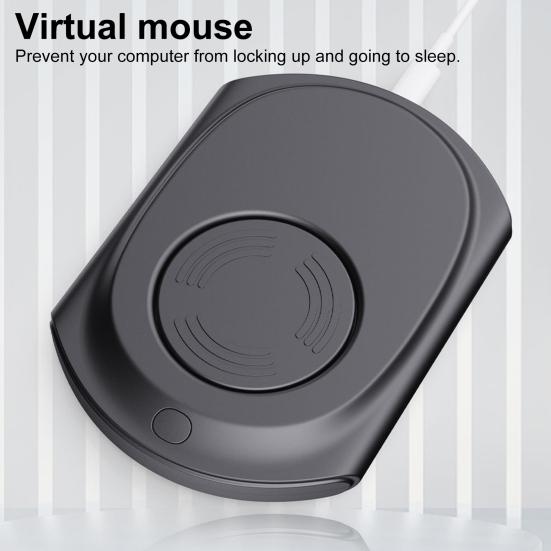 Ultra Slim Mouse Mover 20dB Silent Mouse Jiggler Undetectable Mouse Movement Simulator for Keeping PC Active And Secure
