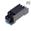 10A AC220V катушка силовое реле Ly2Nj Hh62P 8 контактов 2 открыть 2 закрыть с гнездом база