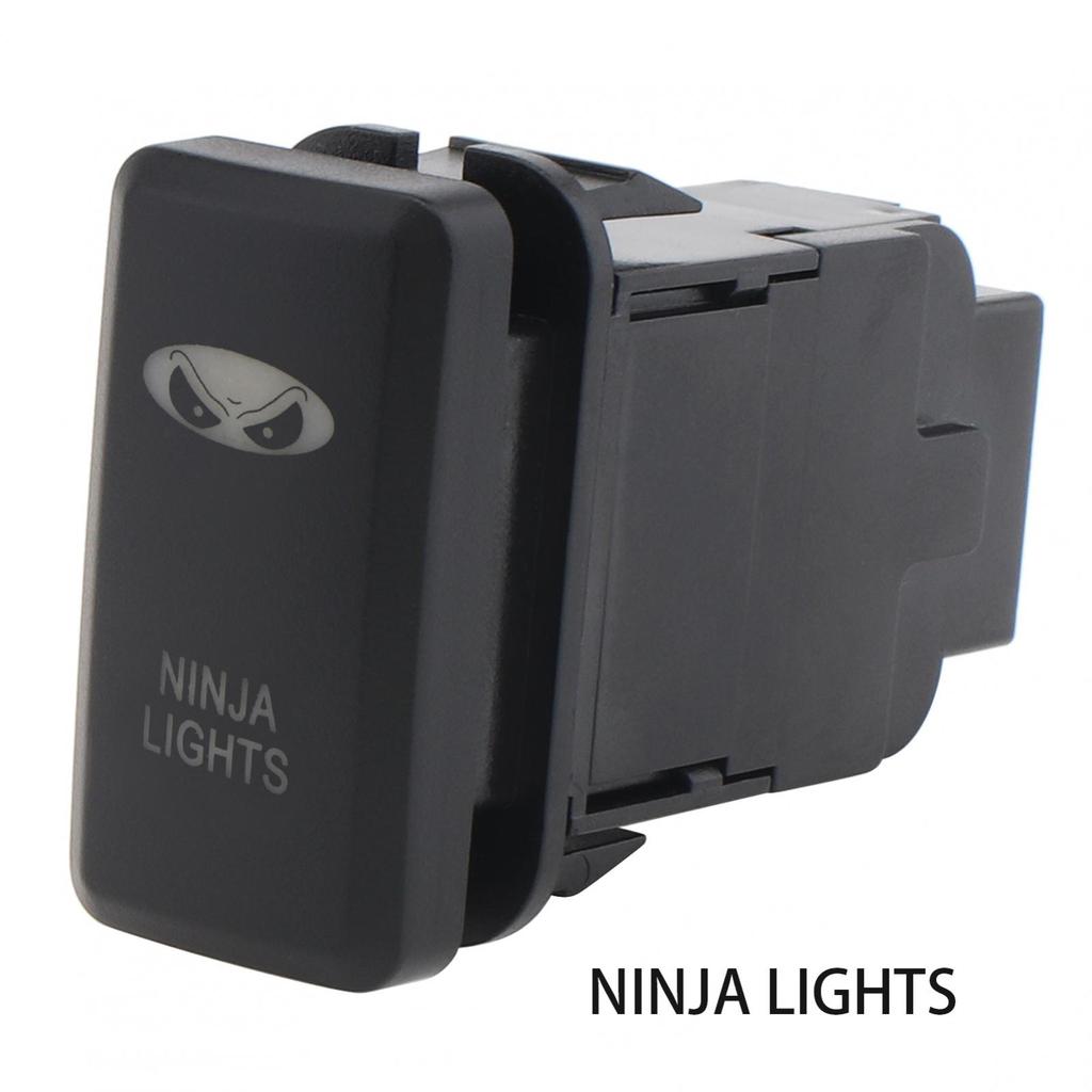 Кнопочный переключатель включения/выключения 12 В подходит для Toyota Hilux/Prado 120 с белой подсветкой