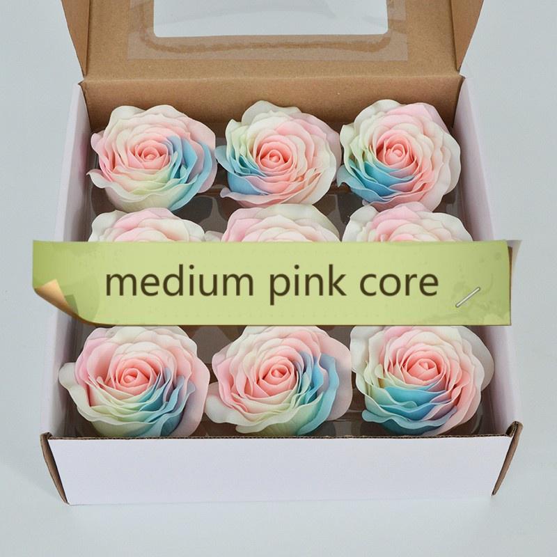 9 шт. красочное светящееся мыло с головкой розы, цветок, вечный цветок, креативный букет, подарок на день Святого Валентина