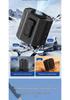 Portable Waist-Hanging Fan with Flashlight & SOS - Outdoor Construction Cooling Tool with Stand