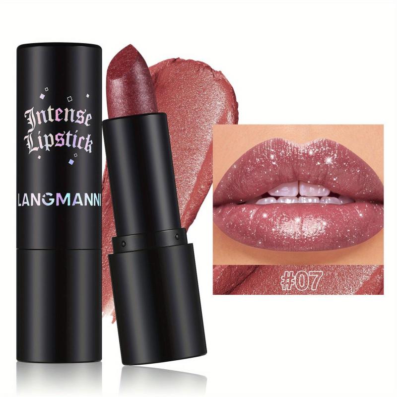 Fine Shimmering Pearlescent Lipstick Velvet Highly Pigmented Dazzling Lipstick Non-stick Cups Easy To Color Lip&Cheek Dual-use
