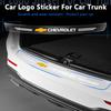 Для Trax Sonic Cruze Malibu Tahoe Impala Equinox Suburban 1 шт. Прозрачная наклейка на багажник автомобиля Защитная наклейка Стайлинг