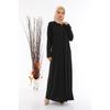 Zippered Prayer Dress Abaya Black