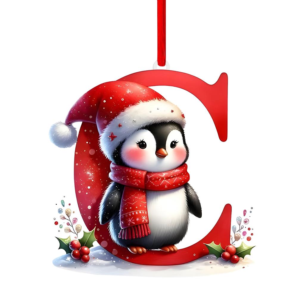 26 Letter,Christmas,Ornaments,Acrylic,1