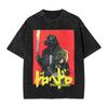 Mens Tshirt Dorohedoro Heiwa Sharks Washed Tshirts Hip Hop  Summer Tees Y2k Retro Design Cotton Clothing Hot Sale