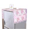 Pink Hanging Bag Art Cloth Dust Cover Refrigerator Cover Cloth Cover Flower