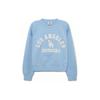 New MLB Los Angeles Dodgers Sweatshirt Women's Cream Blue 3FMTV0231-07BLL