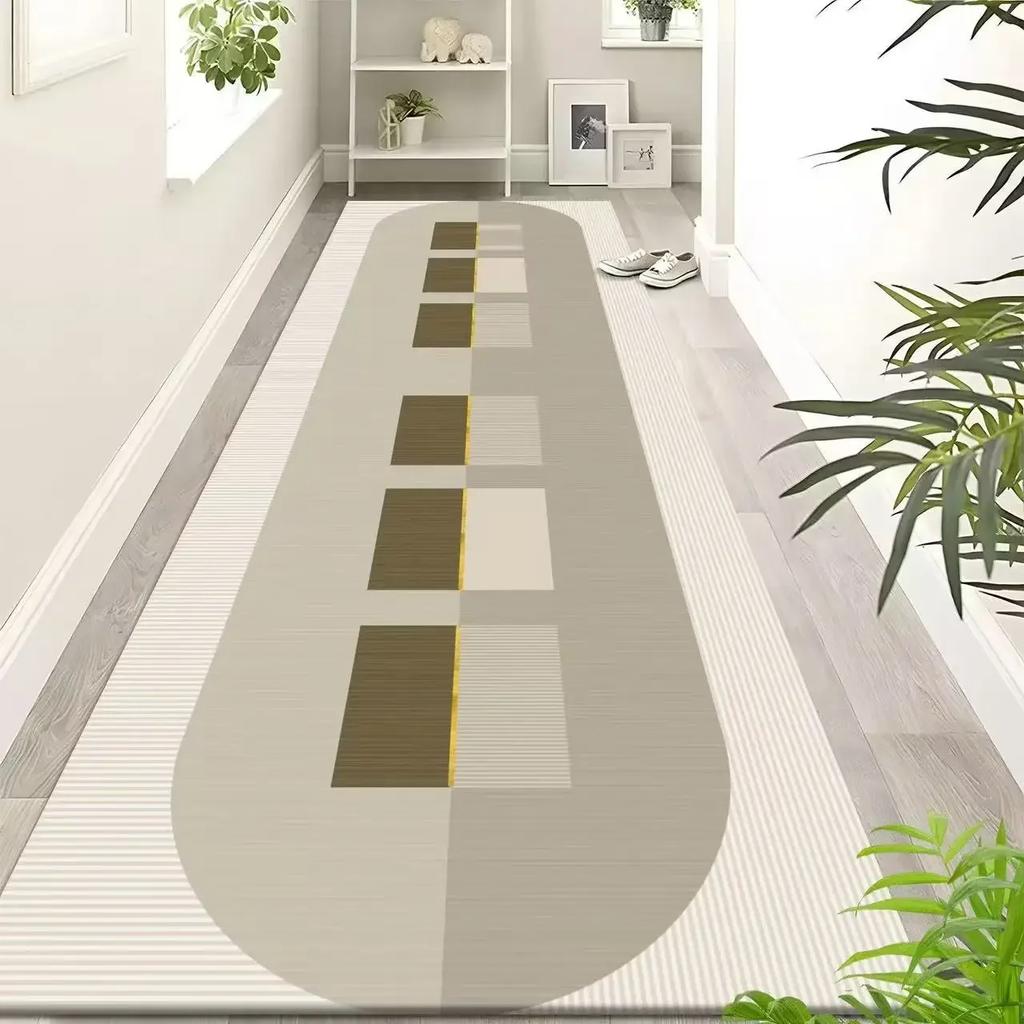 Современная роскошь Ковровое покрытие для прохода, Коридор, Декор, Коврик для зоны, Коридор, Длинная дорожка, Придверный коврик, Нескользящий ковер для гостиной