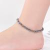 Magnetic Effective Anklet Bracelet Black Gallstone Stimulating Acupoints Therapy Pain Relief Jewellery