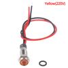 P67 Waterproof 6mm Led Metal Warning Indicator Light 3v 5v 6v 12v 24v 220v