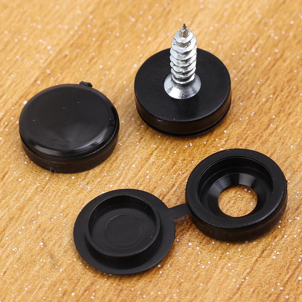 Plastic Nails Hinged Screw Caps Protective Self-tapping Screws Decorative Cover Furniture Hardware Nuts Bolts Folding Cap