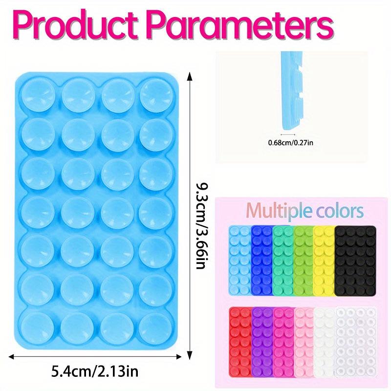Двусторонний силиконовый держатель для мобильного телефона на присосках, противоскользящий и с сильной фиксацией