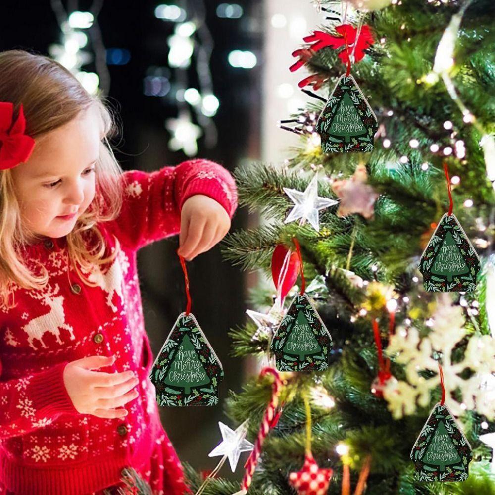 Cartoon Pattern Christmas Printing Tinplate Box Decorative Christmas Tinplate Gifts Boxes  Holiday