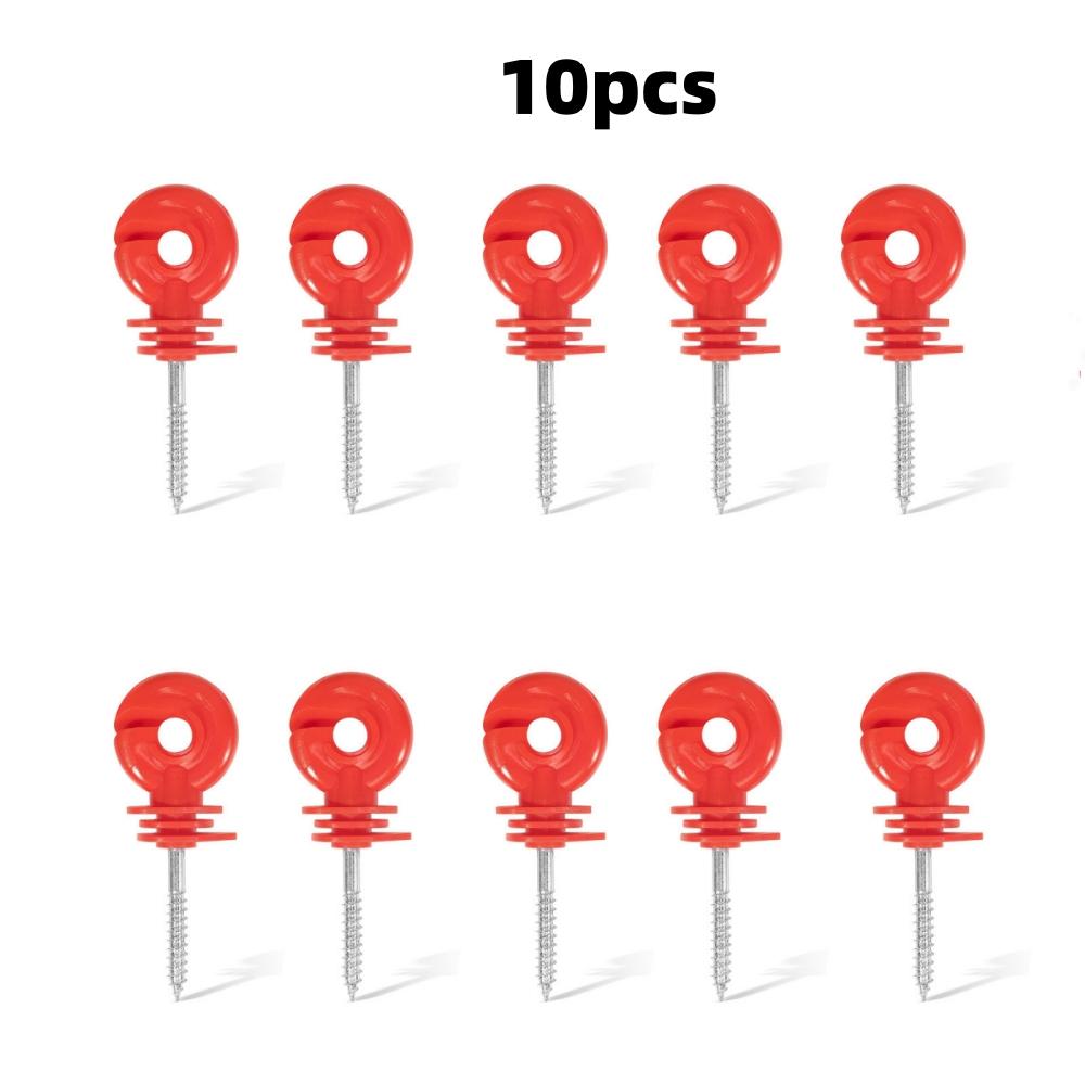 Electric Fence Trellis Insulation Nail Self-tapping Insulator for Livestock Breeding Pasture Trong and Safe Wire Connections
