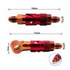 Aluminum AN-3 AN3 Motorcycle Brake Line Hose Fluid Quick Release Connect Fitting Adapter Kit For Honda Yamaha Suzuki Accessories