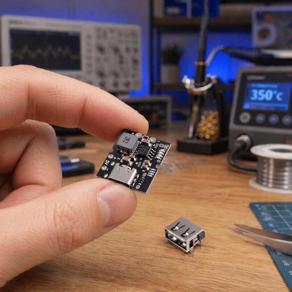 5V 2A 5V 3.1A Power Supply Module Type-C Connector USB Charging Board DIY Electronics