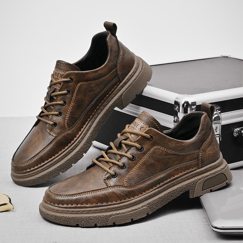 Мужская повседневная обувь ручной работы из натуральной кожи, модные дизайнерские кроссовки, удобные мужские туфли-оксфорды, горячая распродажа, мужские туфли для торжественных случаев